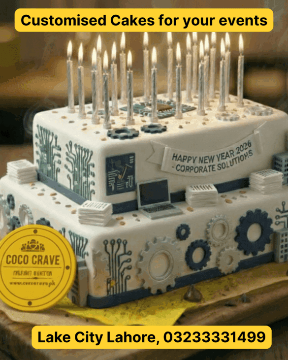 Elegant Fresh Cream Birthday Cakes in Valencia Town Lahore for Ladies and Anniversaries