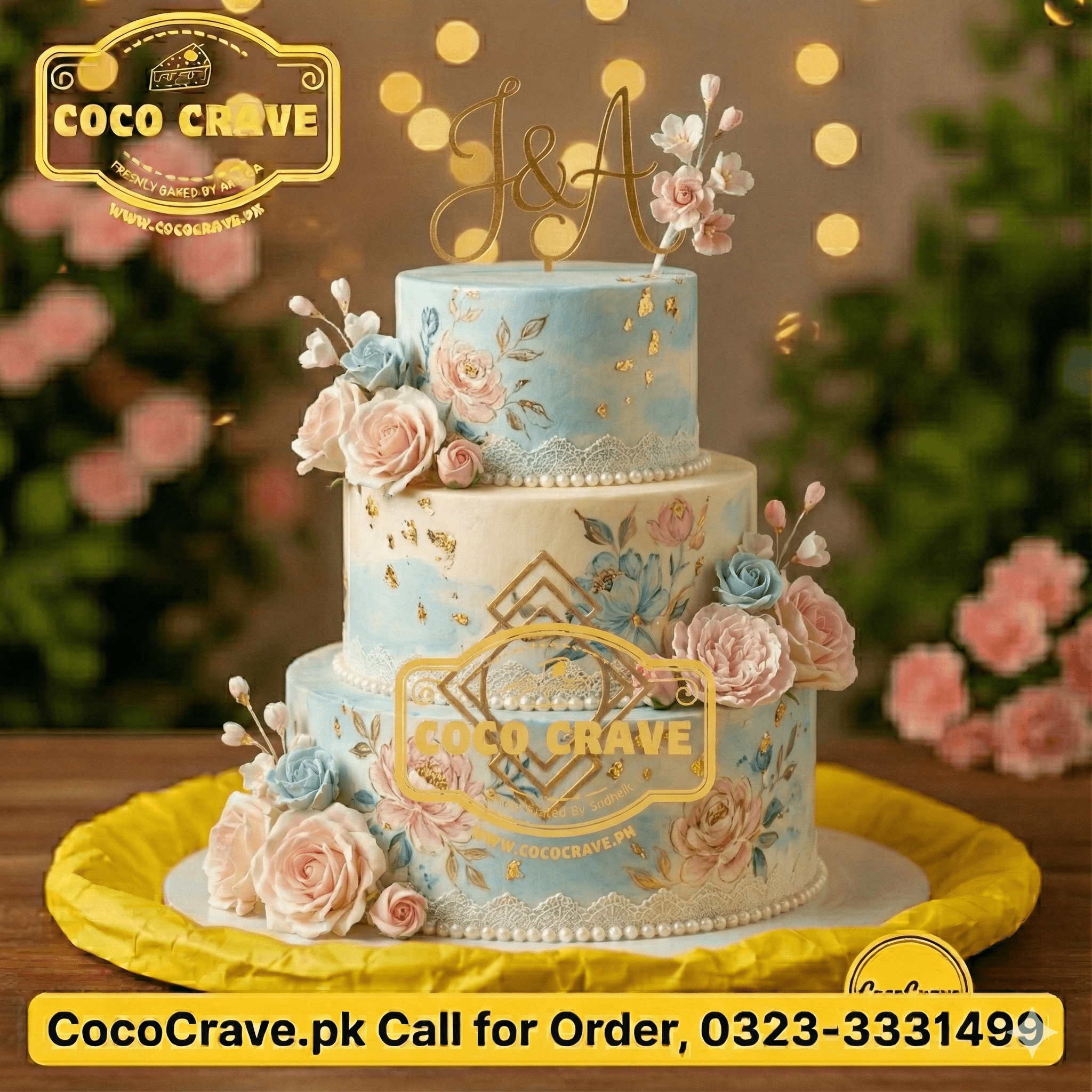 Artisan bento cake from premium cake shop in Icon Valley Lahore for anniversaries.