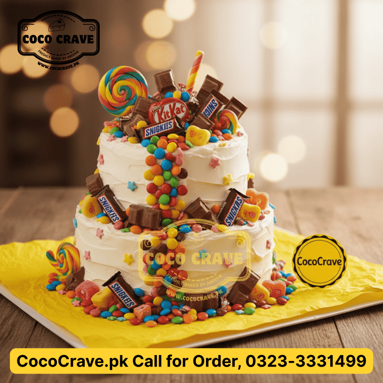 Fast Gender Reveal Cake Delivery Lahore: Secure Your Surprise 2026 6 A beautiful customized celebration cake from the best cake shop in Tufail Road Lahore.