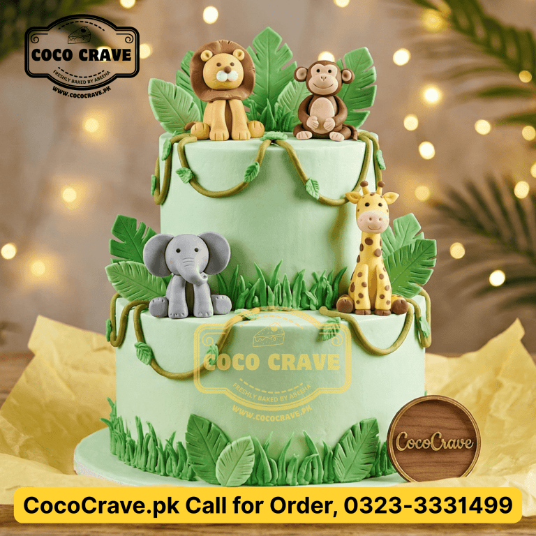 Customised anniversary cake from a premium cake shop in Munir Road Lahore.