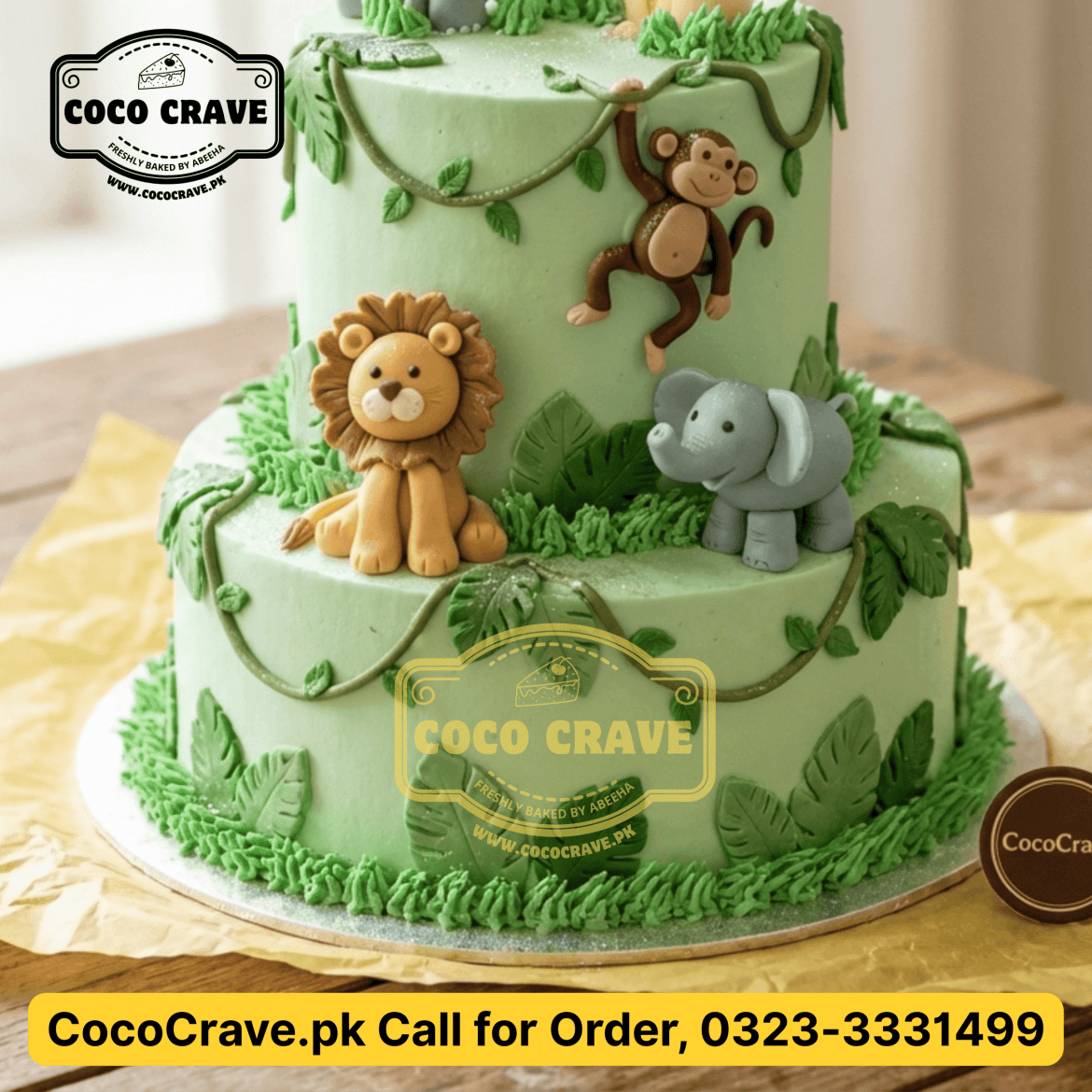 Freshly baked chocolate fudge cake from the premium cake shop in star town lahore.