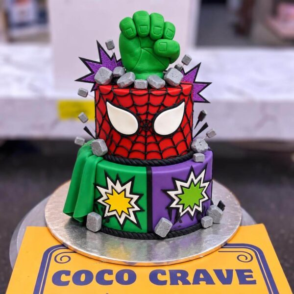 Superhero Theme Cake in Lahore
