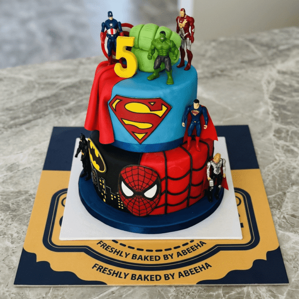 Superhero Theme Cake in Lahore