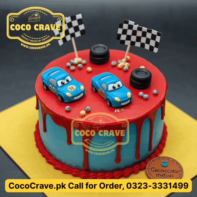 Premium custom cake from Cococrave the best online bakery in cbd lahore central business district.