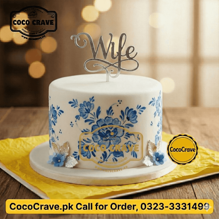 How to Plan a Gender Reveal Cake in Lahore: The Complete 2026 Guide 6 Customised elegant anniversary cake from the best cake shop in Falcon Society Lahore.