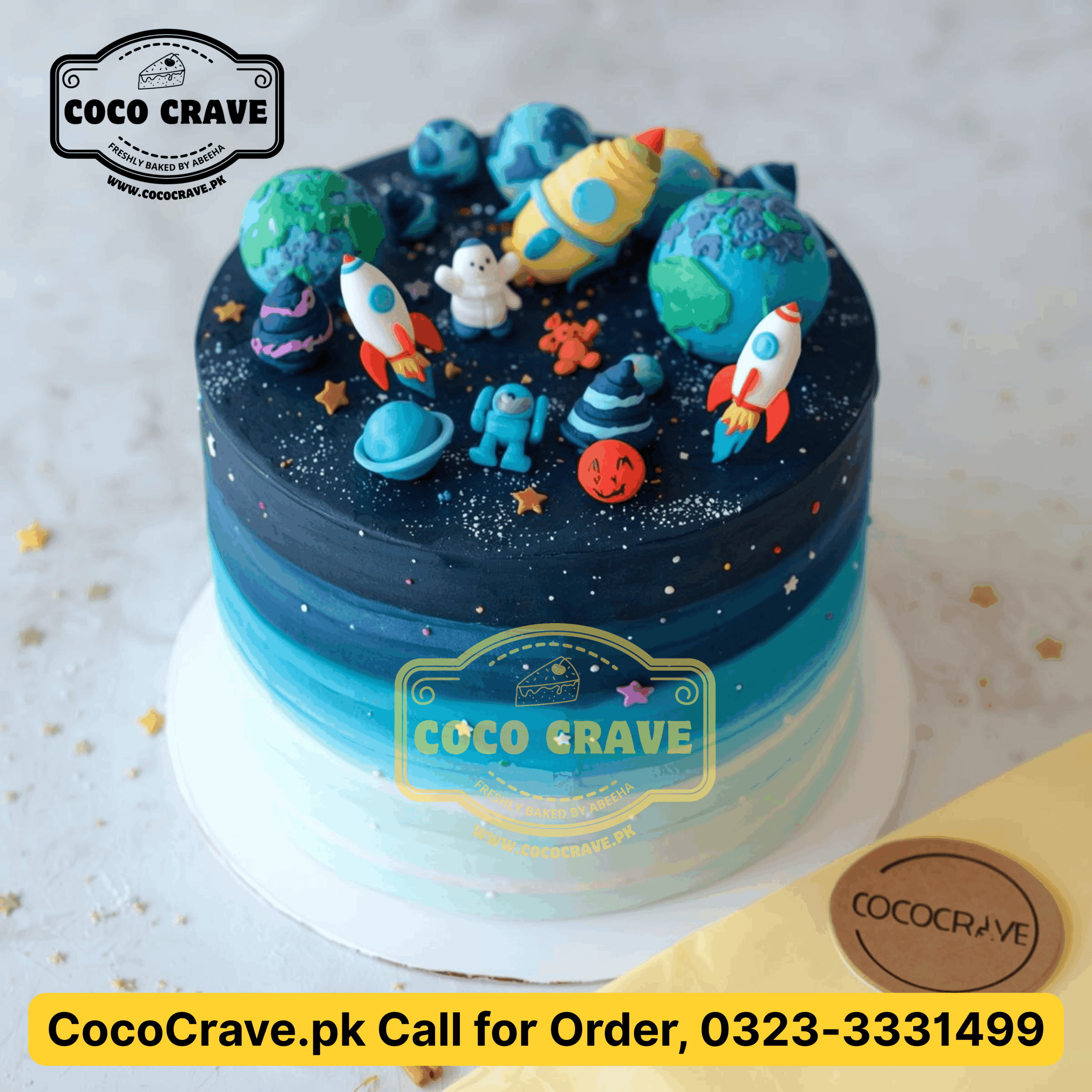 Luxury tiered pink floral cake to buy anniversary cake in lahore from Cococrave. — view 2
