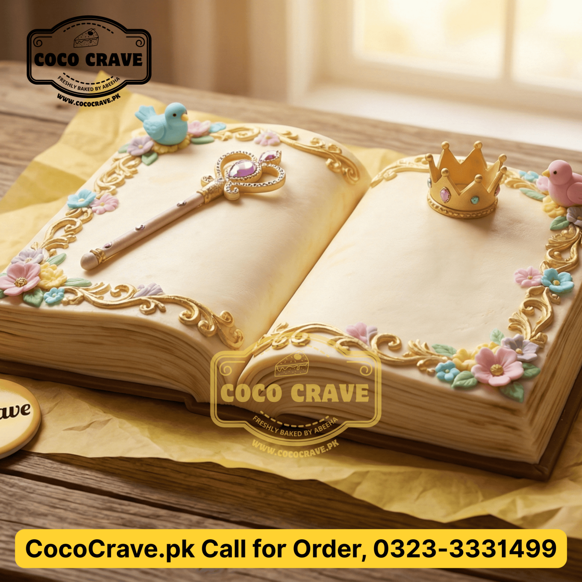Rich and moist chocolate fudge cake lahore with thick dark cocoa ganache layers.