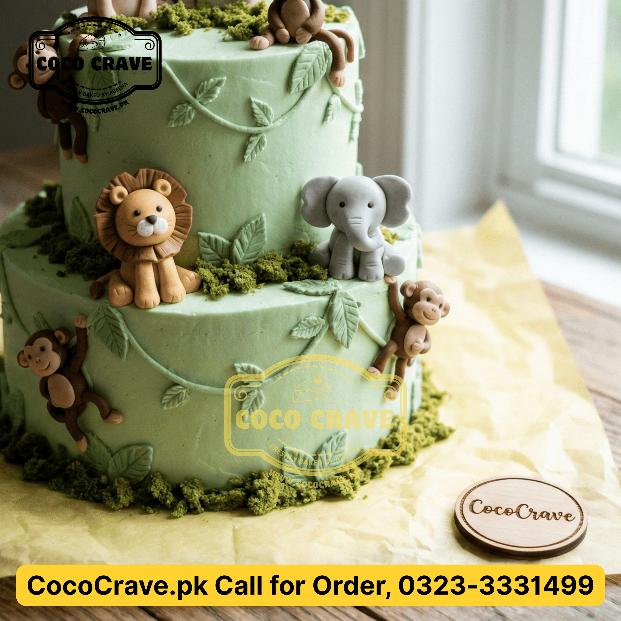 The Easiest Way to Buy Kids Birthday Cake Lahore in 2026 7 Colorful two-tier chocolate cake to buy kids birthday cake lahore with fondant characters. — view 3