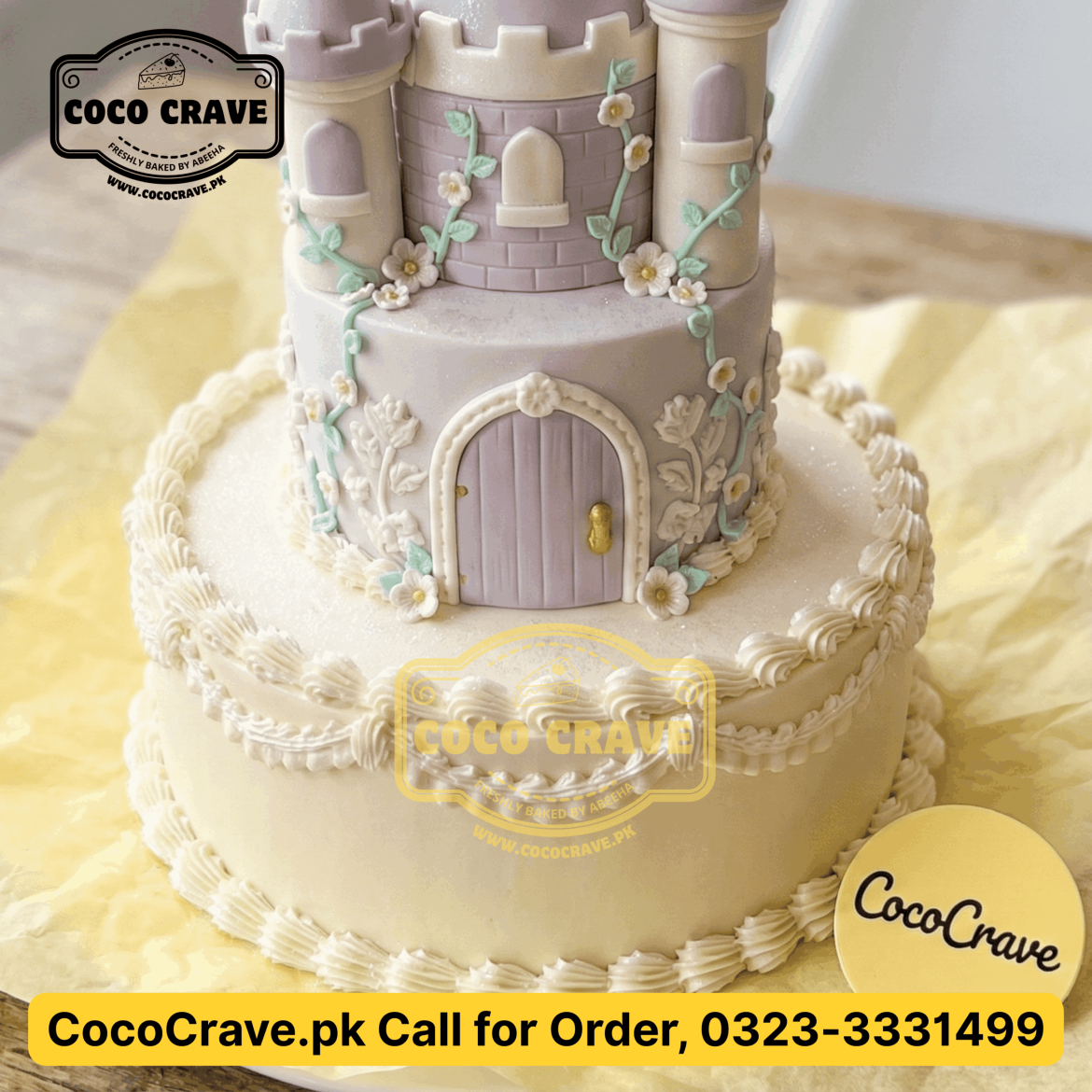 Elegant tiered black and gold graduation cake with cap topper for congratulations graduate cake price lahore.