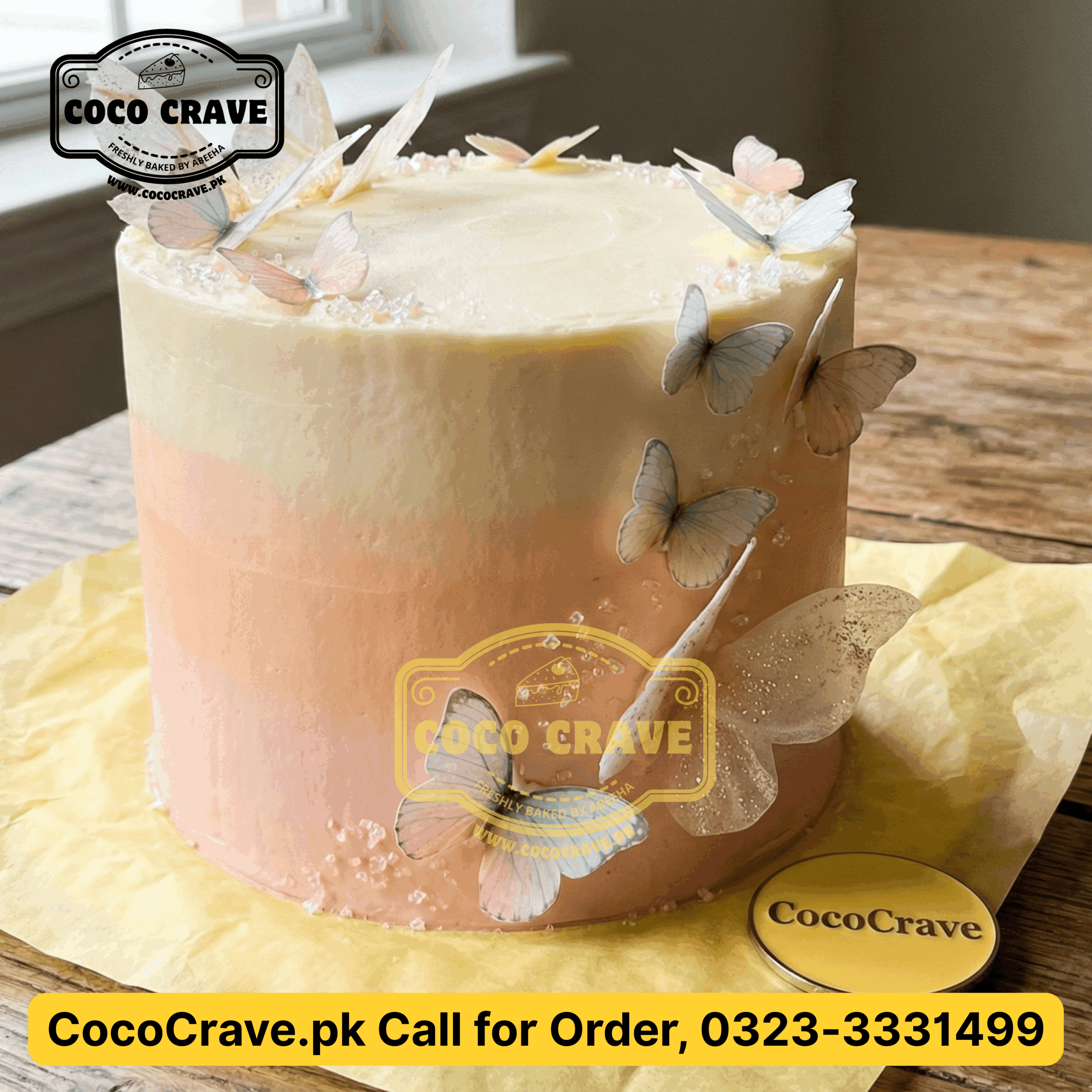 Best Congratulations Graduate Cake in Lahore: 2026 Guide 7 Cococrave black and gold congratulations graduate cake in Lahore with a fondant mortarboard cap. — view 3