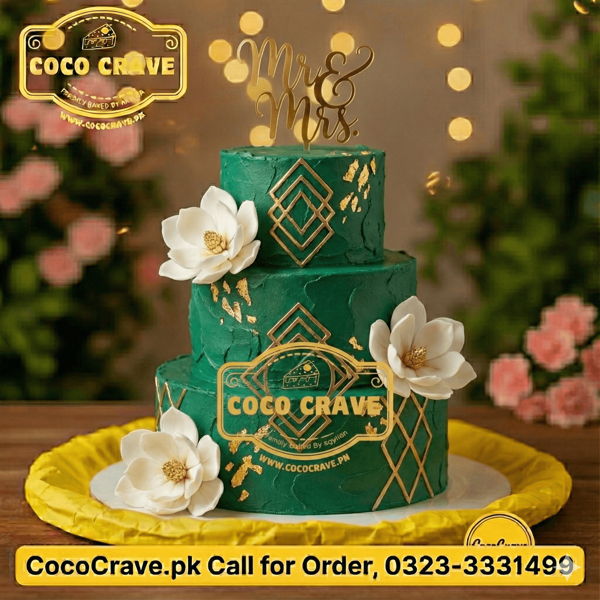 Custom Graduation Celebration Cake Lahore: 2026 Design Guide 7 Modern two tier custom graduation celebration cake lahore with black fondant cap and diploma. — view 3