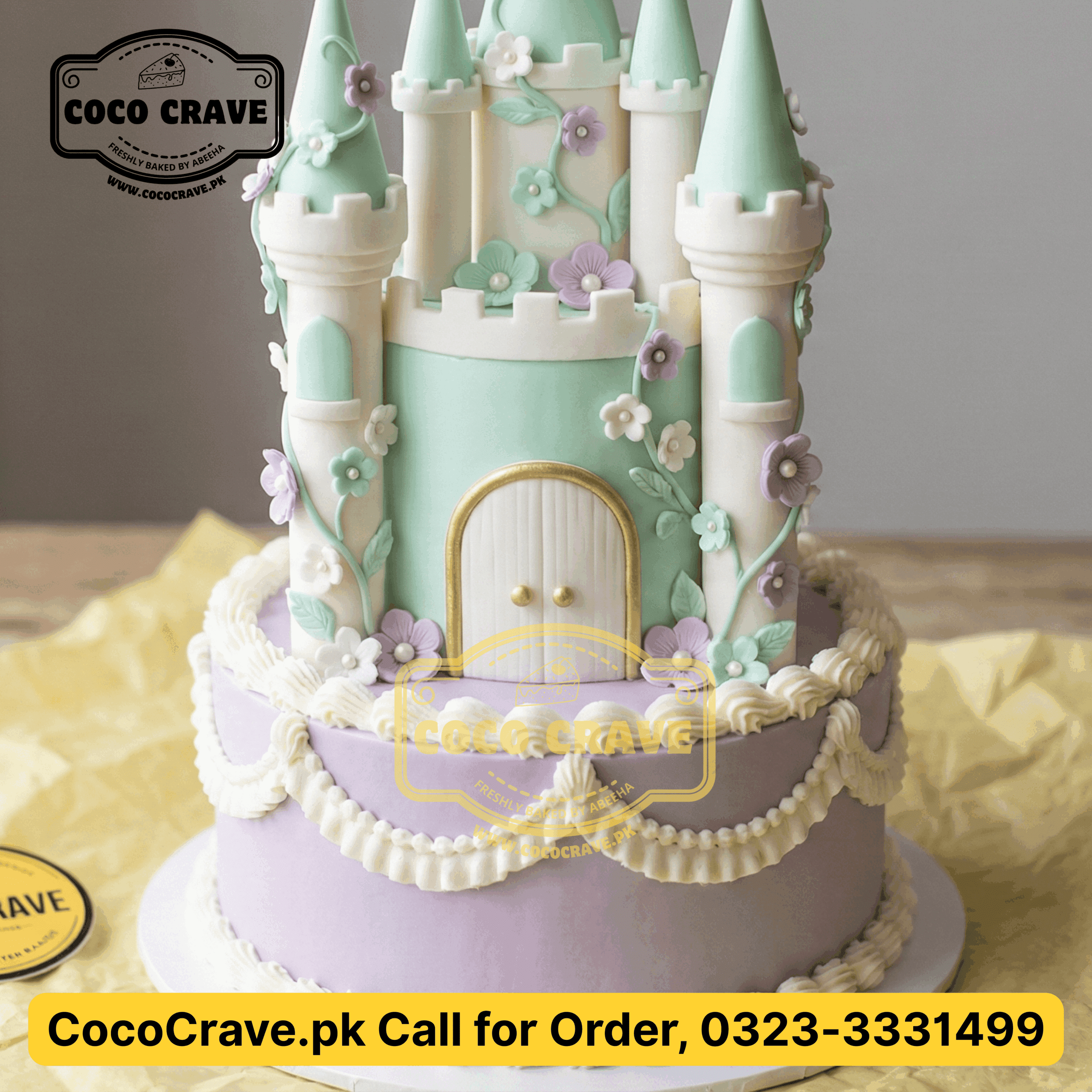 Order a Custom Happy Birthday Cake Lahore Style in 2026 7 Luxury custom happy birthday cake lahore with gold drip and floral accents. — view 3