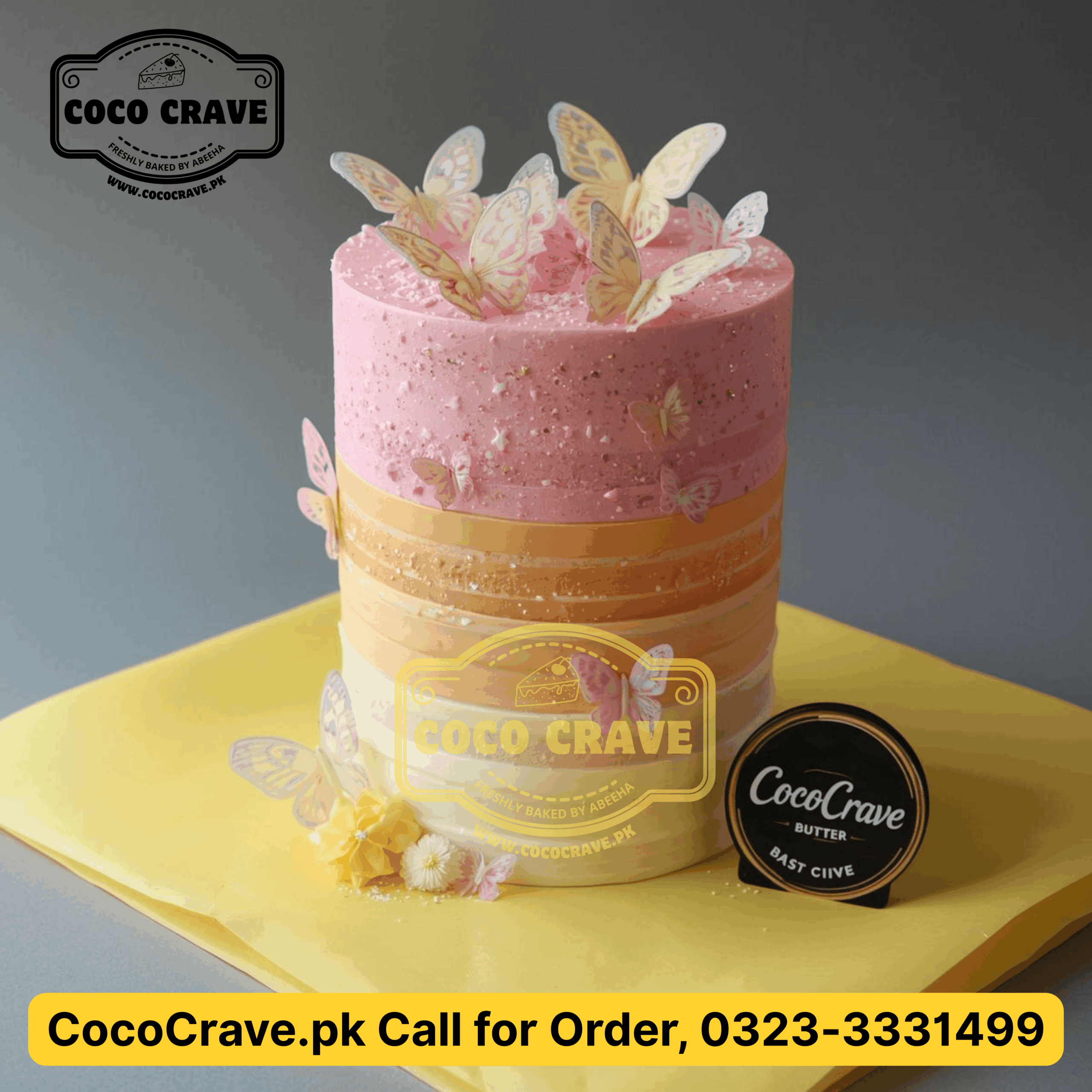 Elaborate pink princess doll cake in lahore online with fondant ball gown and edible pearls. — view 3