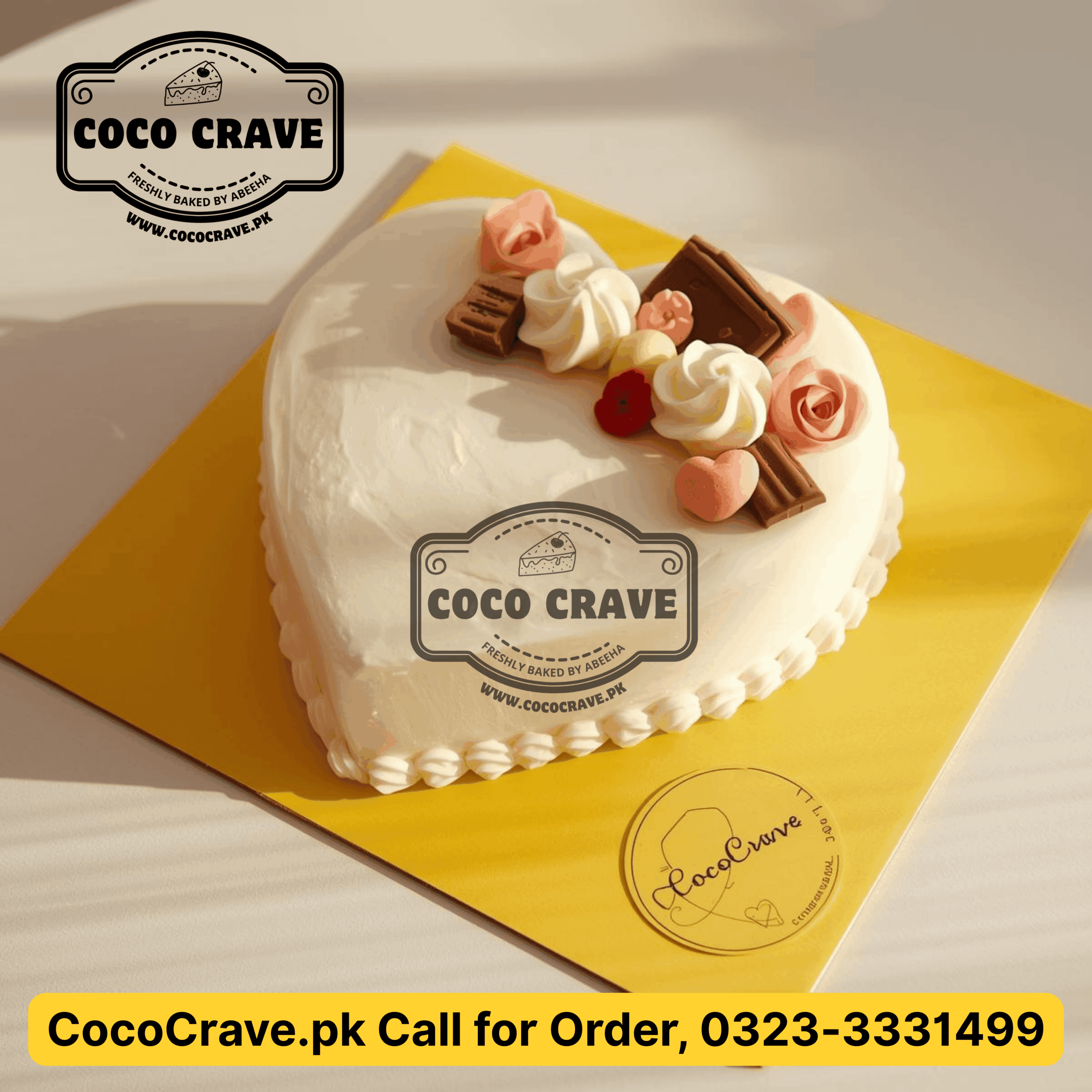 Best Fresh Cake in Saddar Lahore for Sunday Brunch 2026 7 Slices of vanilla and berry fresh cake in Saddar Lahore from Cococrave bakery. — view 3