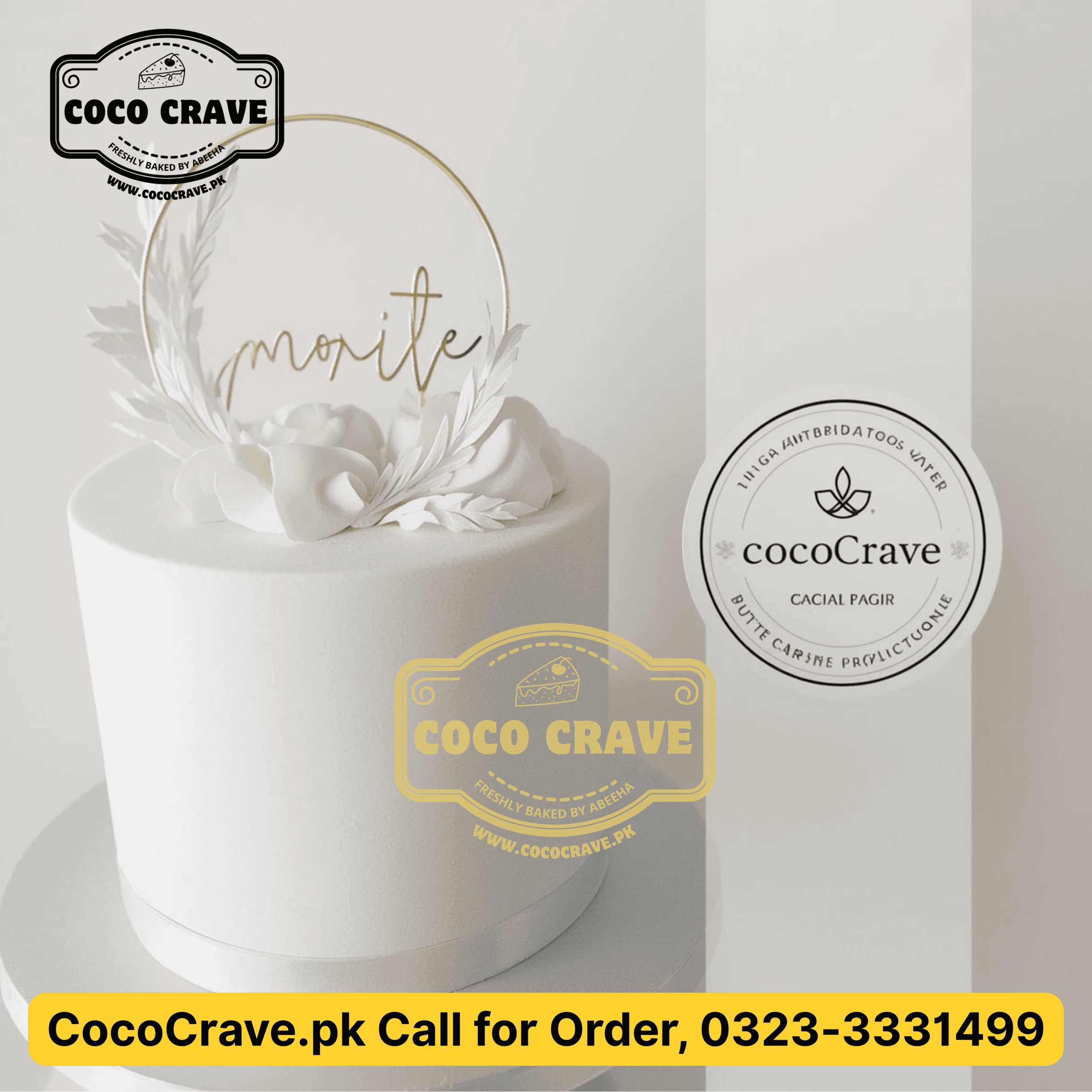 Handcrafted Custom Birthday Cake in Paragon City Lahore | Cococrave Premium Bakery (3) Custom Birthday Cake in Lake City Lahore by Cococrave