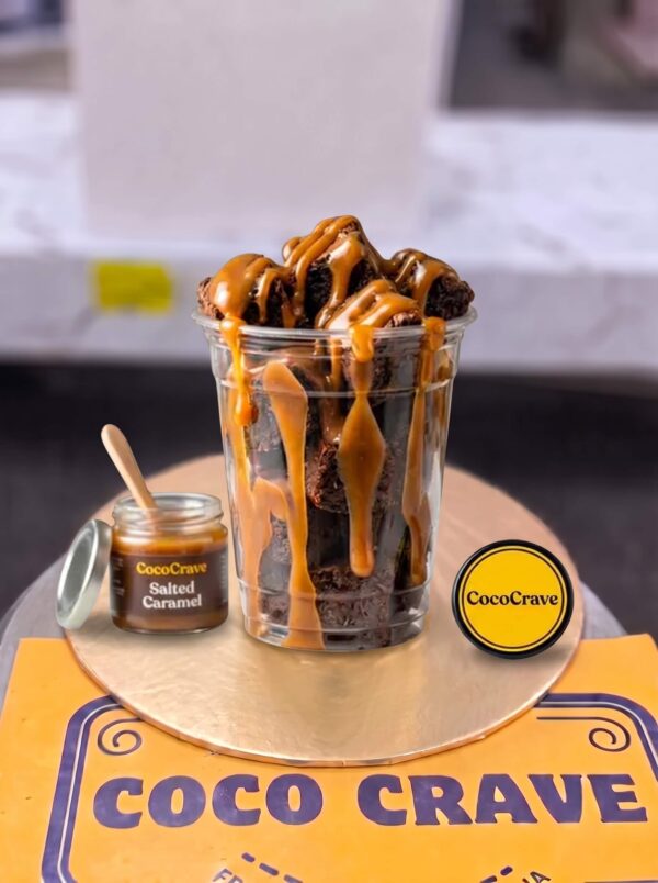 Caramel Loaded Brownie Bites Box in Lahore — delivered in Lahore