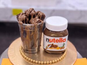 Nutella Loaded Brownie Bites Box in Lahore