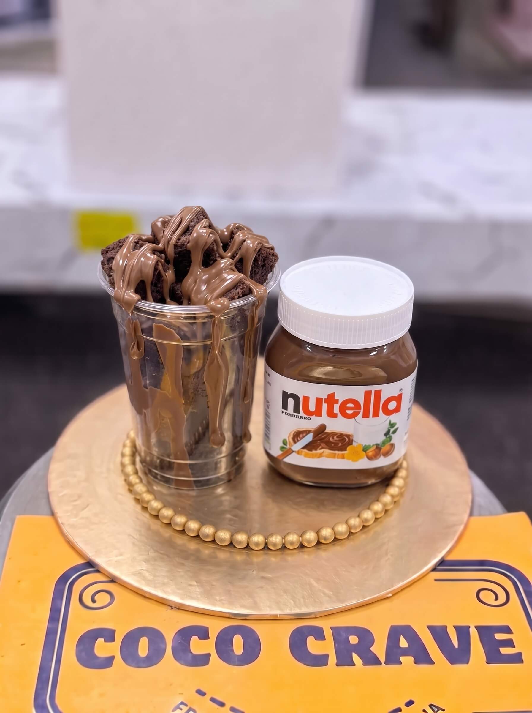 Nutella Loaded Brownie Bites Box in Lahore | CocoCrave.pk Nutella Loaded Brownie Bites Box in Lahore by CocoCrave.pk