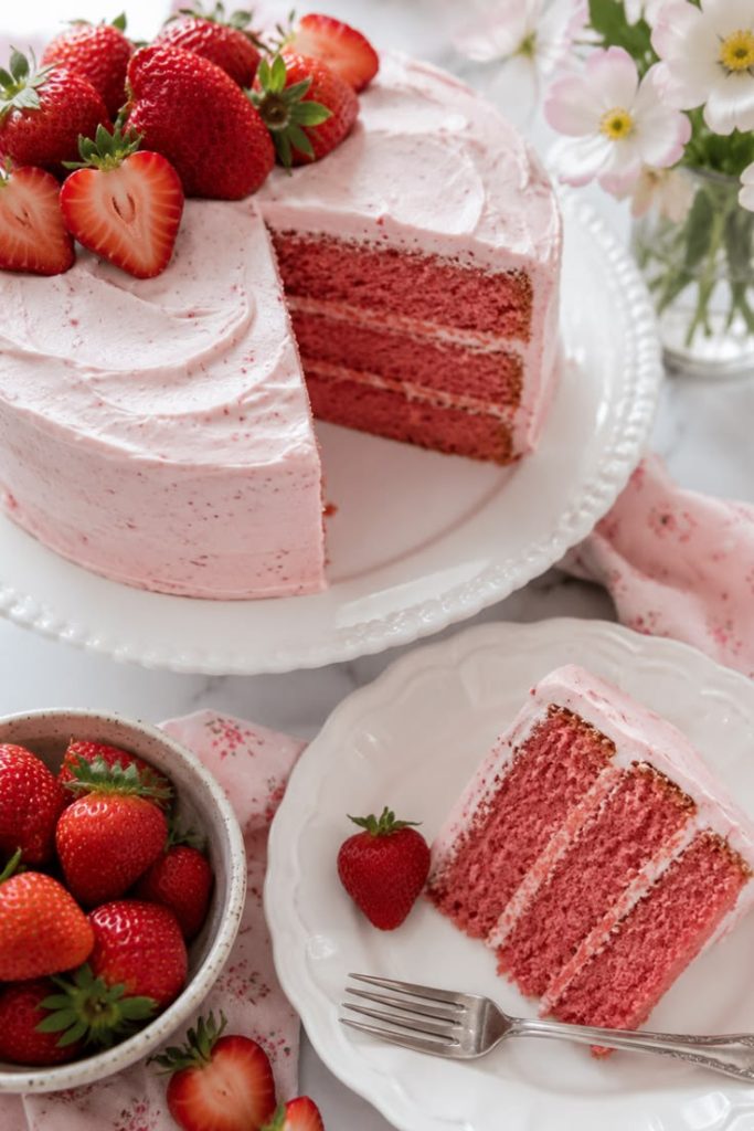Strawberry Cake in Lahore