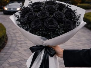 Black Rose Bouquets by Coco Crave — premium black rose bouquets delivered in Lahore