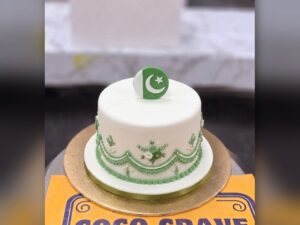 14th August Cakes in Lahore — CocoCrave branded design