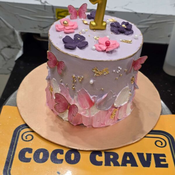 Rainbow Butterfly Cake in Lahore