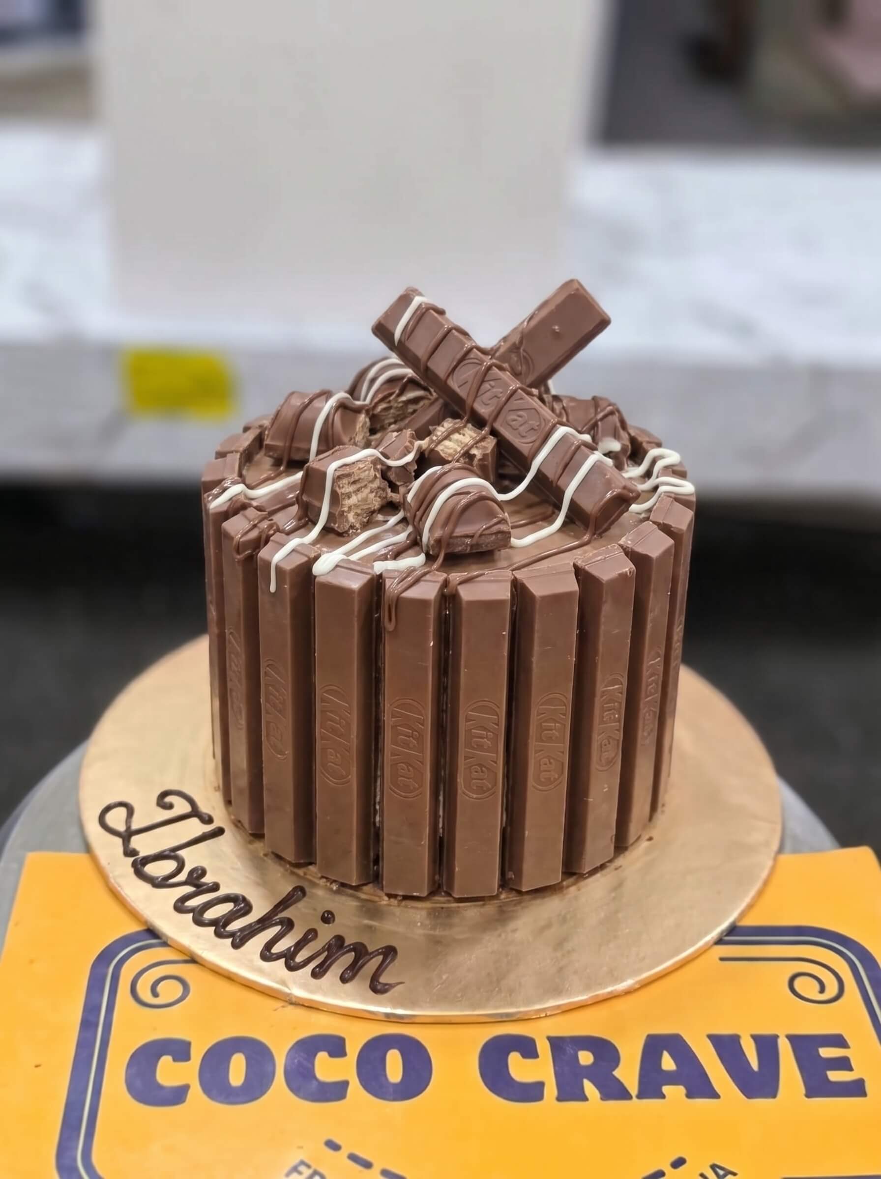 KitKat Cakes — Coco Crave Lahore KitKat Cakes by Coco Crave — premium kitkat cakes delivered in Lahore