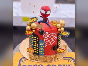 3D Spiderman Mask Cake in Lahore — CocoCrave.pk Lahore
