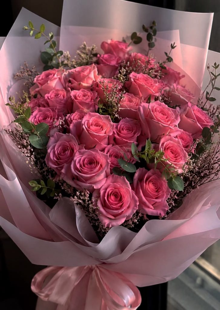 Pink Rose Bouquet in Lahore
