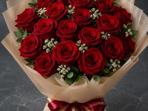 Red Roses Bouquet by Coco Crave — premium red roses bouquet delivered in Lahore