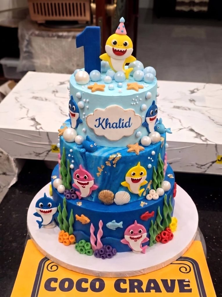 Baby Shark Theme Cake in Lahore