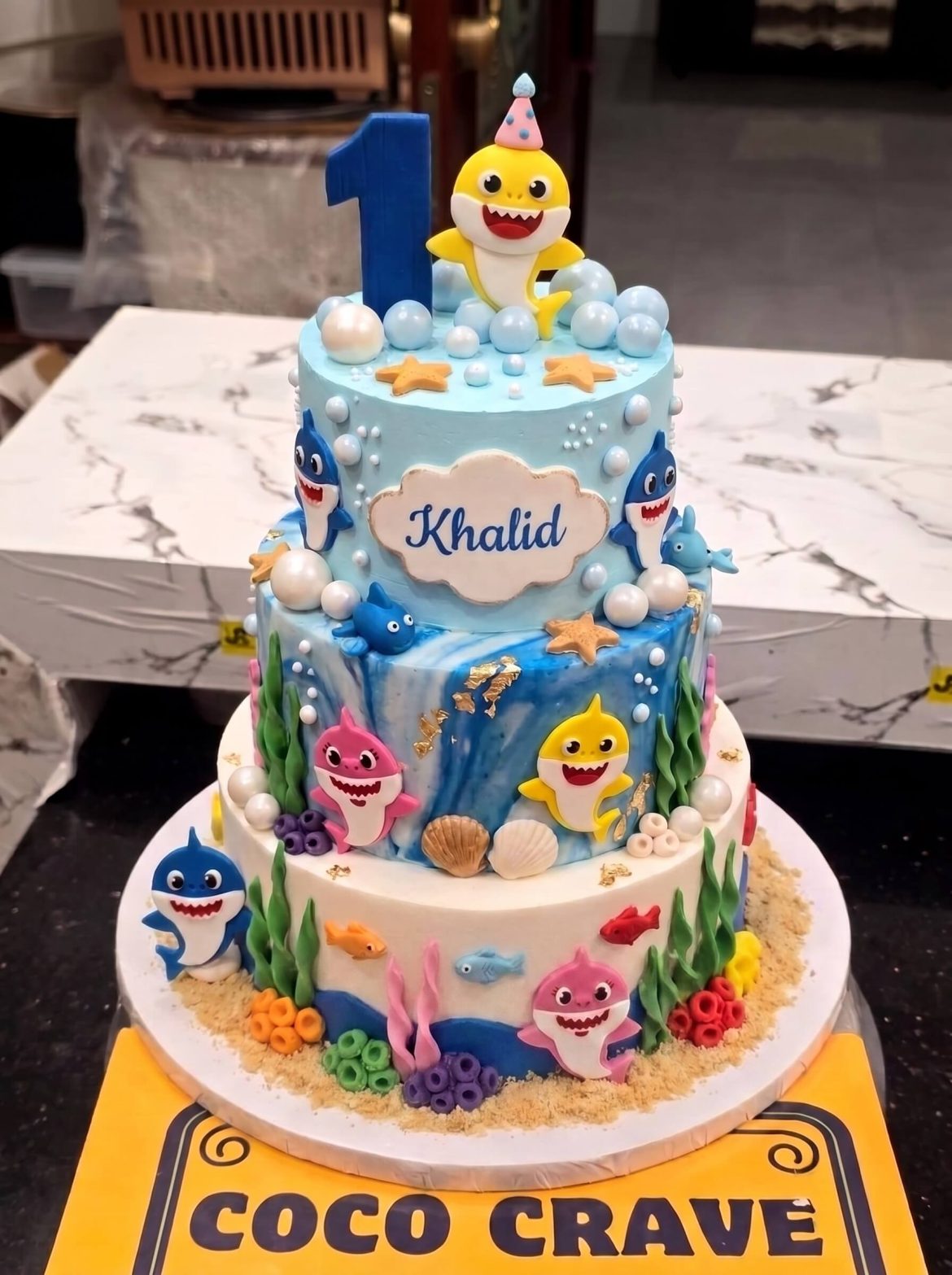 Baby Shark Birthday Cake in Lahore