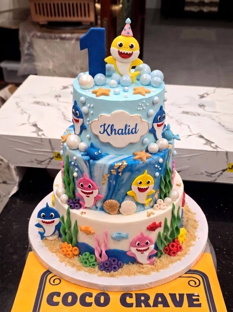 Baby Shark Birthday Cake in Lahore