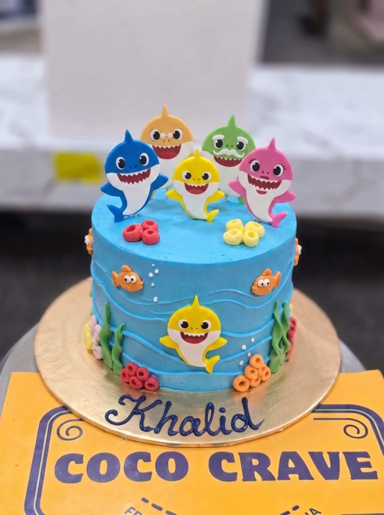 Baby Shark 1st Birthday Cake in Lahore