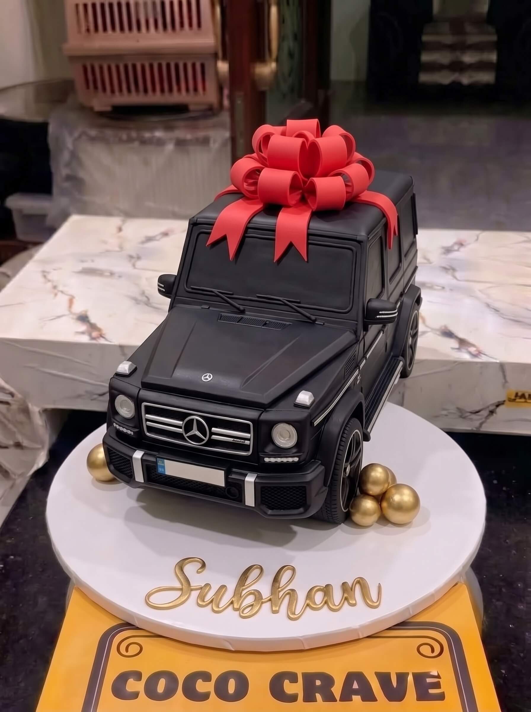 Cartoon Car Cake — Coco Crave Lahore Cartoon Car Cake by Coco Crave — premium cartoon car cake delivered in Lahore