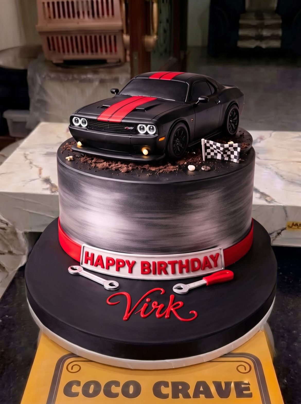 F1 Racing Car Cake in Lahore