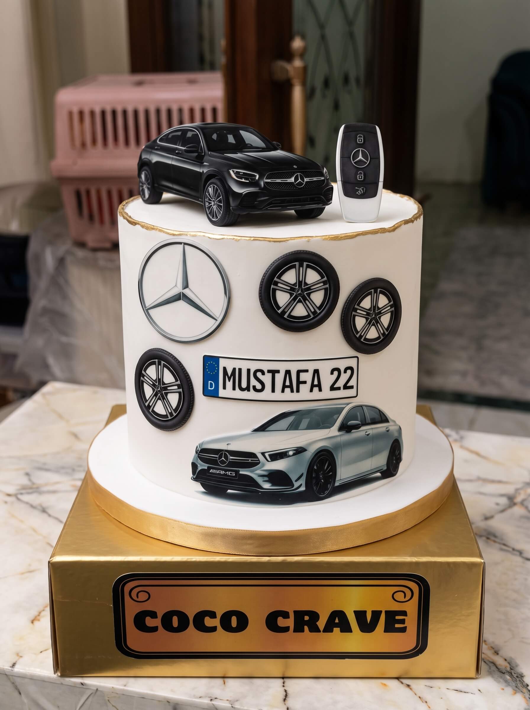 Sports Car Cake — Coco Crave Lahore Sports Car Cake by Coco Crave — premium sports car cake delivered in Lahore