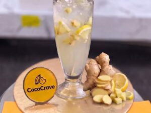 Iced Lemon Soda with Mint and Ginger in Lahore by CocoCrave.pk