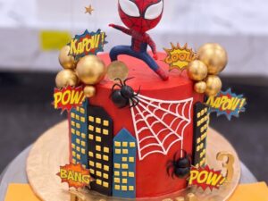 3D Spiderman Mask Cake in Lahore — delivered in Gulberg, Lahore