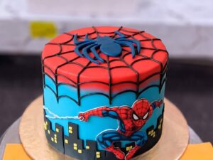 Spiderman Two Tier Cake in Lahore — delivered in Johar Town, Lahore