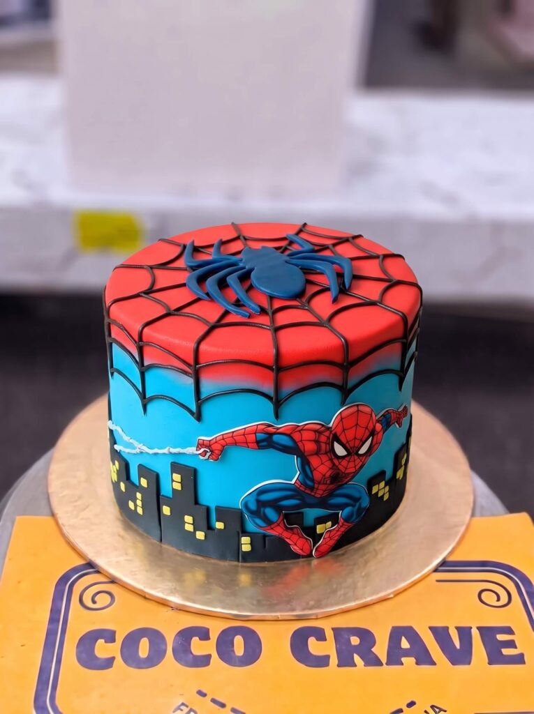 Spiderman Two Tier Cake in Lahore