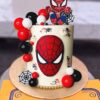 Spiderman Cake with Cupcakes in Lahore 1 Spiderman Cake with Cupcakes in Lahore by Coco Crave