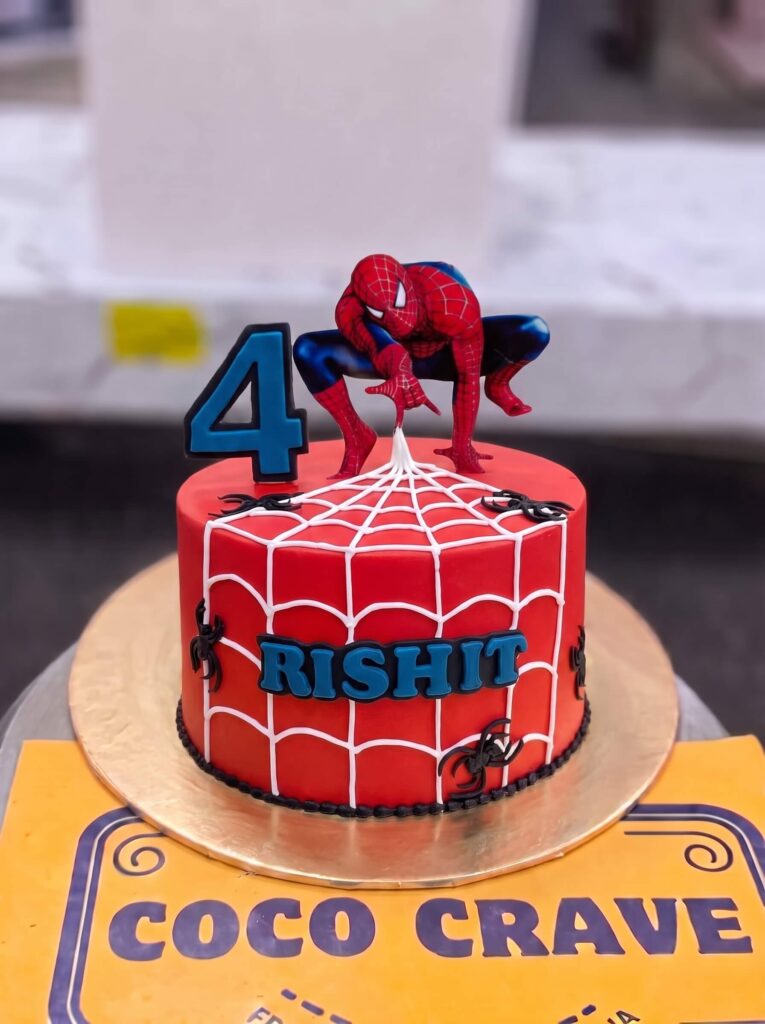 Spiderman Web Birthday Cake in Lahore