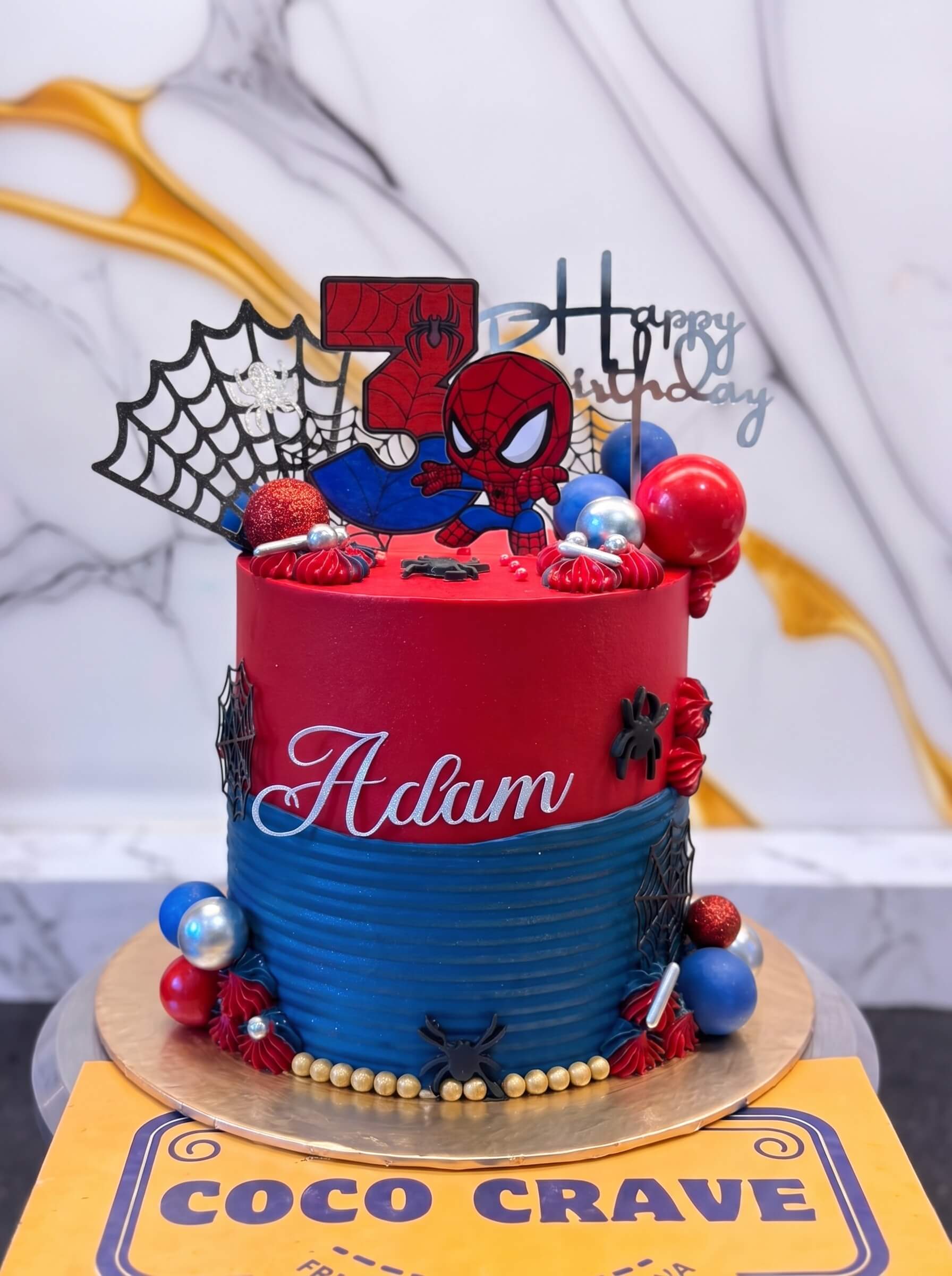 CocoCrave Spiderman Cake In Lahore (3) Spiderman Photo Cake in Lahore by Coco Crave
