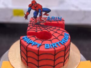 Spiderman Cityscape Cake in Lahore — delivered in Model Town, Lahore