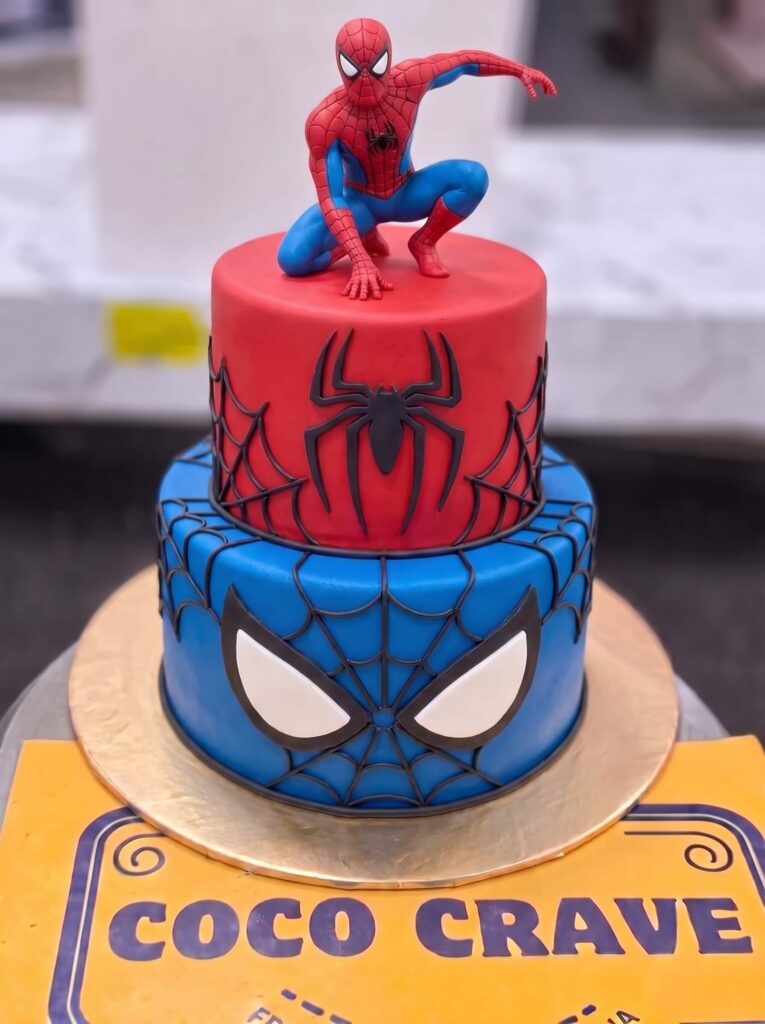 Spiderman Chocolate Drip Cake in Lahore