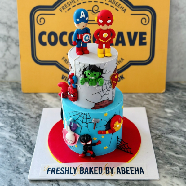 Superhero Theme Cake in Lahore