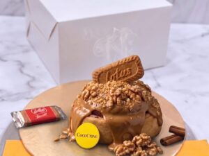 Lotus Biscoff and Walnut Loaded Cinnamon Roll in Lahore — delivered in Nfc Housing Society, Lahore