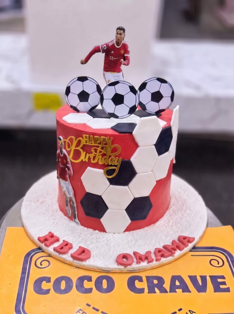 Football Ronaldo Cake in Lahore