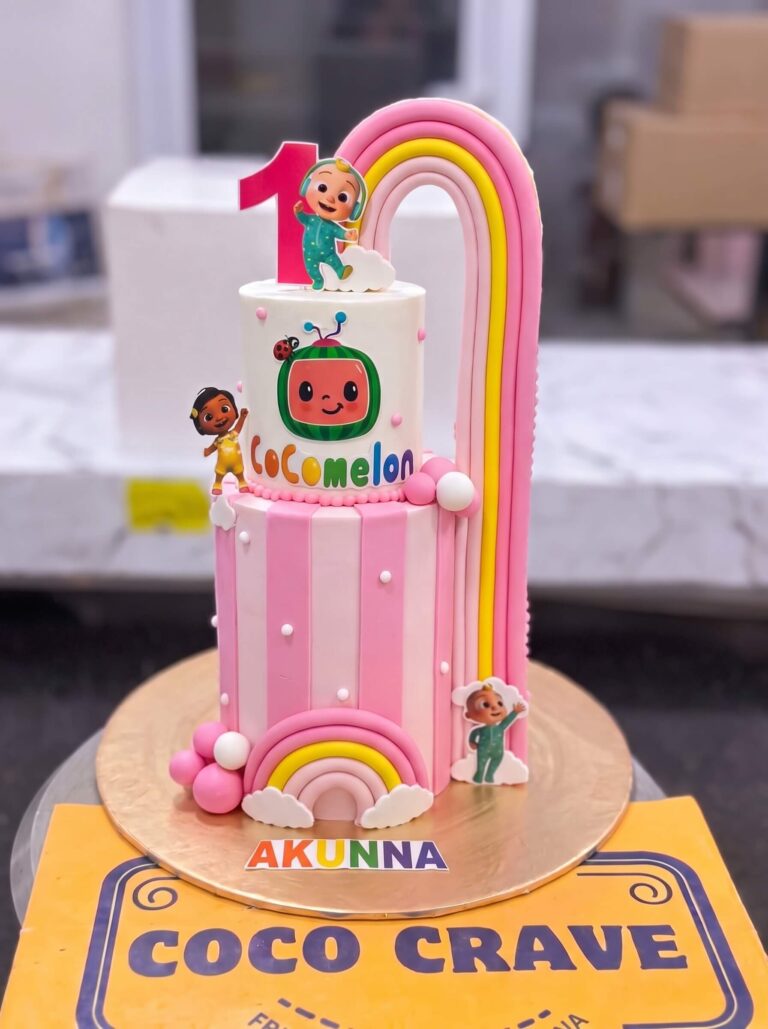 Cocomelon Rainbow Cake in Lahore
